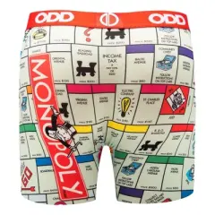 Odd Sox, Monopoly Board, Novelty Boxer Briefs For Men, Medium