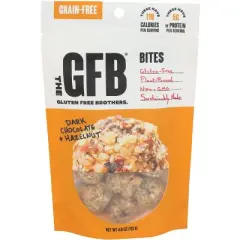 The GFB Bites Dark Chocolate Hazelnut  - 4 oz (Case of 6)