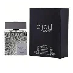 Lattafa Suqraat By Lattafa Men Ginger, Bergmaot, Sandalwood, Amber, Musk  Eau De Parfum Spray 3.4 Oz