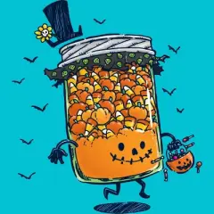 Girl's Design By Humans Halloween Jam By nickv47 T-Shirt