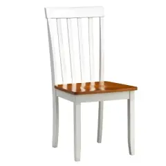 5pc Bloomington Dining Set White/Honey Oak - Boraam