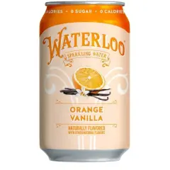 Waterloo Orange Vanilla Sparkling Water - 8pk/12 fl oz Cans