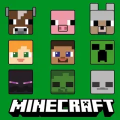 Boys Minecraft Animated Icon Faces T Shirt