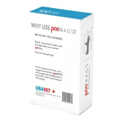 UBAVET DOO Extra-Long Eco Waste Bags for Dogs & Cats &ndash; (100-Pack)