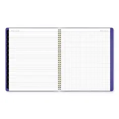 Contemporary Monthly Planner, 11.38 x 9.63, Purple Cover, 12-Month (Jan to Dec): 2026