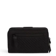 Vera Bradley Women's Microfiber RFID Turnlock Wallet