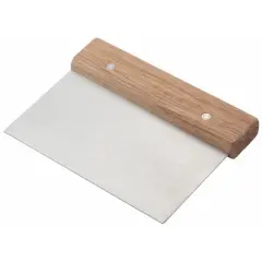 Winco Dough Scraper, Stainless Steel, 6" Blade
