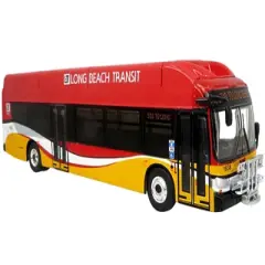 New Flyer Xcelsior XN40 Transit Bus Long Beach Transit "510 to LONG" 1/87 Diecast Model by Iconic Replicas