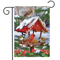 Briarwood Lane Garden Flag 12x18 For Outdoor Gathered Together Winter For Winter Garden Flag Flags For Outside