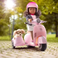 Our Generation Ride Along Scooter Vehicle Accessory Set for 18" Dolls