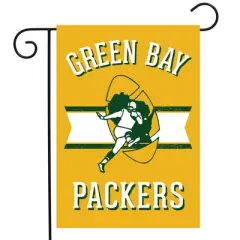 Briarwood Lane Retro Green Bay Packers Garden Flag NFL Double-Sided 18" x 12.5"