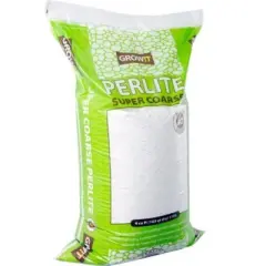 GROW!T Super Coarse #2 Perlite for Hydroponic Greenhouses Gardens Potting Soil 4 Cubic Feet