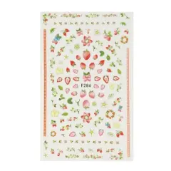 Wrapables 3 Sheets Lemon Fruit Cupcakes & Macaroons Nail Art Fruits & Cupcakes Nail Stickers