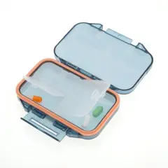 Unique Bargains 7 Grids Double Layer Pill Box 1 Pc