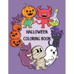 Halloween Coloring Book for Kids - by  Lulu and Bell (Paperback)