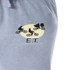 E.T. the Extra-Terrestrial Womens' 1982 Characters Jogger Sleep Pajama Pants Grey