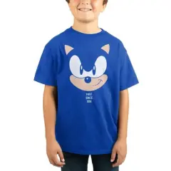 Youth Boys Sonic the Hedgehog Blue Short Sleeve Graphic Tee