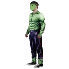 Marvel Men's Hulk Halloween Costume Jumpsuit 2pc