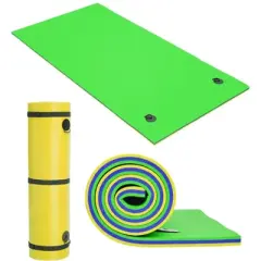 Lily Pad Floating Mat, 8'/9'/12' Extra Large Floating Water Mat, 3-Layer Tear-Resistant XPE Foam Suitable