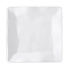 Q Home | Ruffle 10.5" Melamine Square Dinner Plate, Set of 4