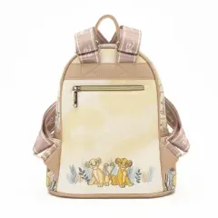 Disney The Lion King Simba and Nala Wondapop 11" Vegan Leather Mini Backpack