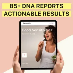 PlexusDx Food Sensitivity & Allergy Genetic Test | At-Home DNA Test Kit | CLIA Lab | Health Test | 85+ Reports