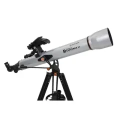 Celestron Starsense Explorer 80AZ App Enabled Refractor Telescope with Bonus Power Tank Glow 5000 Flashlight Portable Power Bank