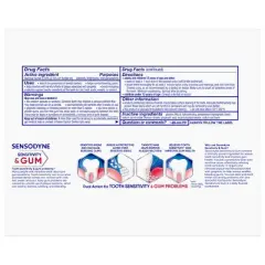 Sensodyne Sensitivity Gum and Enamel Mint Toothpaste - 2.3oz