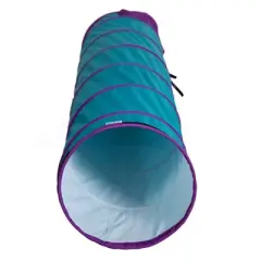 Pacific Play Tents Kids Institutional Tunnel - Teal/Purple