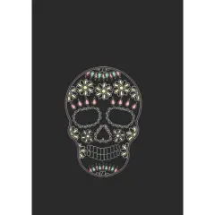 Women's Lost Gods Halloween Sugar Skull Scoop Neck