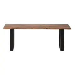 Brownstone Iii Counter Height Dining Bench Brown - Treasure Trove