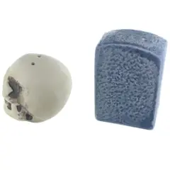 Nerd Block Graveyard Skull and Tombstone Salt and Pepper Shakers