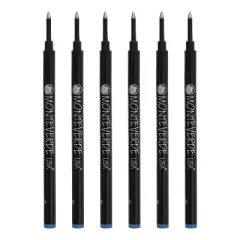 Monteverde Monteverde Rollerball Pen Refill Broad Point Blue Ink 6 Pack (G243BU)