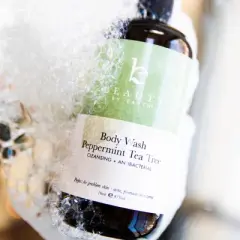 Beauty by Earth Body Wash Peppermint Tea Tree, 16 oz