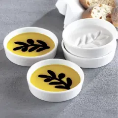 Jeanne Fitz 4pc Dipping Set Olive Oil/Balsamic Vinegar