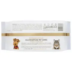 Giovanni Oatmeal & Coconut Multipurpose Pet Wipes - 75 ct