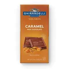 Ghirardelli Caramel Milk Chocolate Candy SQUARES Bar - 4.8oz