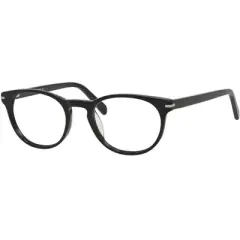 Esquire EQ1510 Black Oval Eyeglasses with&nbsp;Blue Light Filter + A/R Lenses&nbsp;50mm