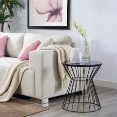 Lulu Side Table French Black - Adore Decor