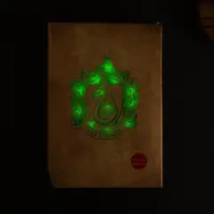 SD Toys Harry Potter House Slytherin Light-Up Hardcover Notebook