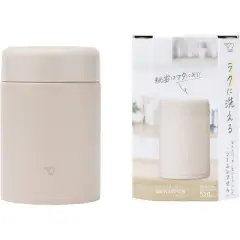 Zojirushi 18oz Stainless Steel Food Jar Beige
