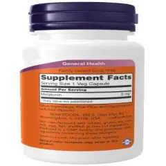 Melatonin 3mg by Now Foods  -  60 Capsule