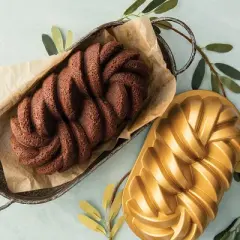 Nordic Ware 75th Anniversary Braided Loaf Pan.
