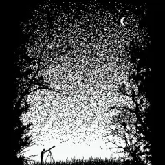 Women's Design By Humans Pixel Space By daletheskater Racerback Tank Top