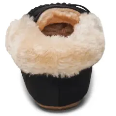 Alpine Swiss Leah Womens Shearling Moccasin Slippers Faux Fur Slip On House Shoes