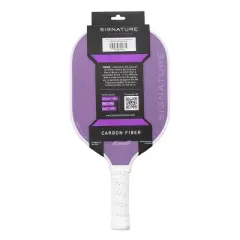 PBPRO Signature Carbon Fiber Pickleball Paddle - Lavender: Polypropylene Core, Traditional Frame