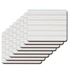 KleenSlate&reg; Rectangular Adhesive Lined Replacement Sheets, Pack of 8