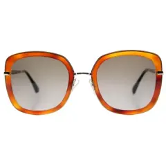 Jimmy Choo Glenn/S QAN Womens Square Sunglasses Brown 52mm