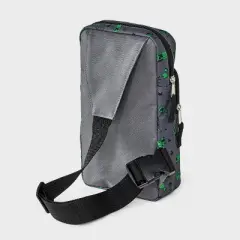 Boys' Minecraft Gaming Sling Pack Pouch - Gray/Green