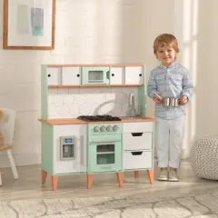 KidKraft McKinney Toddler Mid-Century Modern Play Kitchen